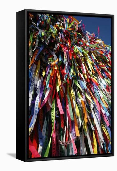 Lucky Ribbons Tied at Igreja Nosso Senhor do Bonfim Church, Salvador (Salvador de Bahia), Brazil-Yadid Levy-Framed Stretched Canvas