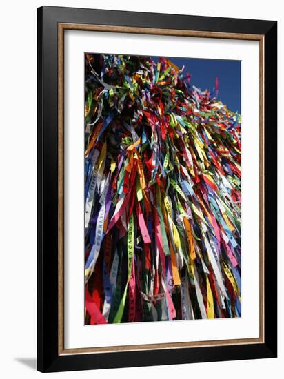 Lucky Ribbons Tied at Igreja Nosso Senhor do Bonfim Church, Salvador (Salvador de Bahia), Brazil-Yadid Levy-Framed Photographic Print