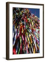 Lucky Ribbons Tied at Igreja Nosso Senhor do Bonfim Church, Salvador (Salvador de Bahia), Brazil-Yadid Levy-Framed Photographic Print