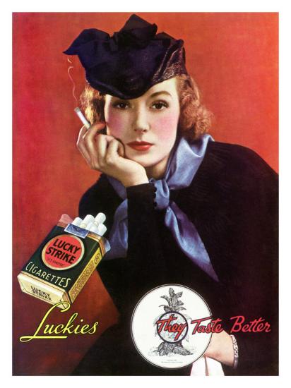 Lucky Strike Cigarette Giclee Print Allposters Com Lucky Strike Cigarette Giclee Print Allposters Com