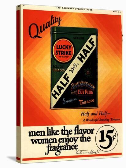 Lucky Strike, Cigarettes Smoking, USA, 1930-null-Stretched Canvas