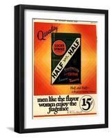 Lucky Strike, Cigarettes Smoking, USA, 1930-null-Framed Giclee Print