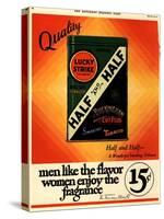 Lucky Strike, Cigarettes Smoking, USA, 1930-null-Stretched Canvas