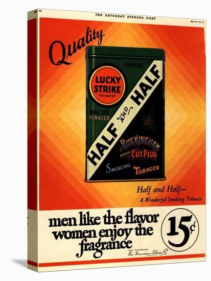 Lucky Strike, Cigarettes Smoking, USA, 1930-null-Stretched Canvas