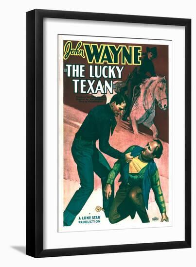 Lucky Texan - Movie Poster Reproduction-null-Framed Photo