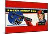 Lucky Tommy Gun-null-Mounted Art Print