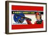 Lucky Tommy Gun-null-Framed Art Print