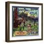 Lucky Trail Brand Apple Label, Watsonville, California-Lantern Press-Framed Art Print