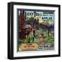 Lucky Trail Brand Apple Label, Watsonville, California-Lantern Press-Framed Art Print