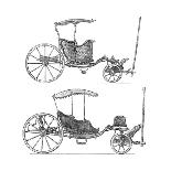 Carriages-Lucotte-Mounted Giclee Print