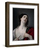 Lucrecia Dándose Muerte-Guido Reni-Framed Giclee Print