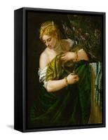 Lucretia, 1580-1583-Paolo Veronese-Framed Stretched Canvas