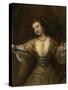 Lucretia, 1664-Rembrandt van Rijn-Stretched Canvas