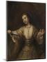 Lucretia, 1664-Rembrandt van Rijn-Mounted Giclee Print