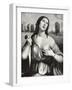 Lucretia. Died 510 BC. Semi-Legendary Figure. Roman Republic. of Her Suicide, 1886-null-Framed Giclee Print