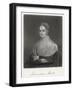 Lucretia Mott American Reformer Wife of a Quaker Minister Slavery Abolitionist-J. Sartain-Framed Art Print