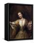 Lucretia-Rembrandt van Rijn-Framed Stretched Canvas