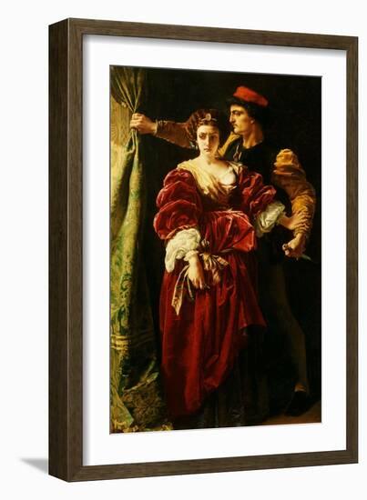 Lucrezia Borgia, 1863-Alfred W. Elmore-Framed Giclee Print