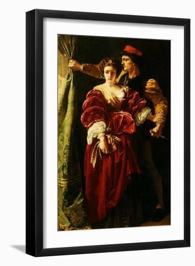 Lucrezia Borgia, 1863-Alfred W. Elmore-Framed Giclee Print