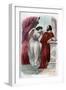 Lucrezia Borgia with Her Brother Cesare Borgia-Stefano Bianchetti-Framed Giclee Print