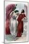 Lucrezia Borgia with Her Brother Cesare Borgia-Stefano Bianchetti-Mounted Giclee Print