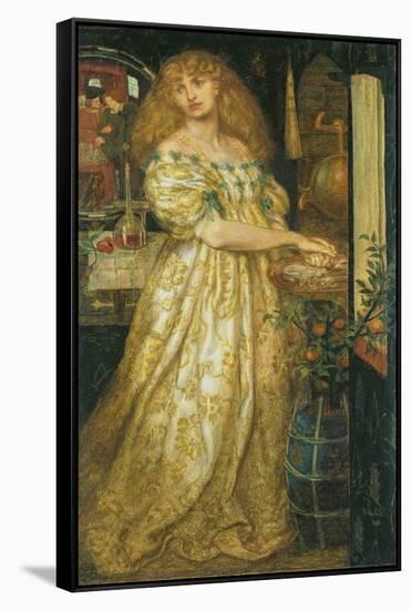 Lucrezia Borgia-Dante Gabriel Rossetti-Framed Stretched Canvas