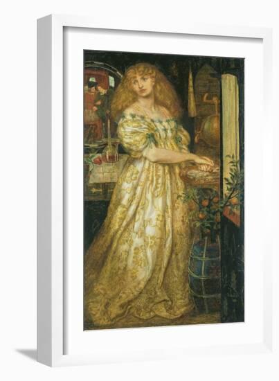 Lucrezia Borgia-Dante Gabriel Rossetti-Framed Giclee Print