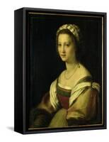 Lucrezia De Baccio Del Fede, the Artist's Wife-Andrea del Sarto-Framed Stretched Canvas