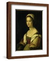 Lucrezia De Baccio Del Fede, the Artist's Wife-Andrea del Sarto-Framed Giclee Print