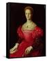 Lucrezia Panciatichi, c.1540-Agnolo Bronzino-Framed Stretched Canvas