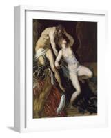 Lucrezia-Titian (Tiziano Vecelli)-Framed Giclee Print