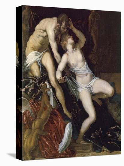Lucrezia-Titian (Tiziano Vecelli)-Stretched Canvas