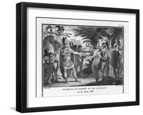 Lucullus is Replaced by Pompeius-Augustyn Mirys-Framed Art Print