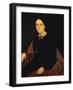 Lucy Anne Barnum Richardson, c.1852-Ammi Phillips-Framed Giclee Print