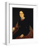 Lucy Anne Barnum Richardson, c.1852-Ammi Phillips-Framed Giclee Print