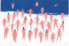 Nude Beach Run, 2016-Lucy Banaji-Stretched Canvas