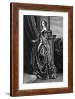 Lucy Countess Carlisle-Sir Anthony Van Dyck-Framed Art Print