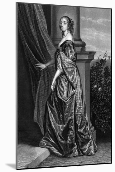 Lucy Countess Carlisle-Sir Anthony Van Dyck-Mounted Art Print
