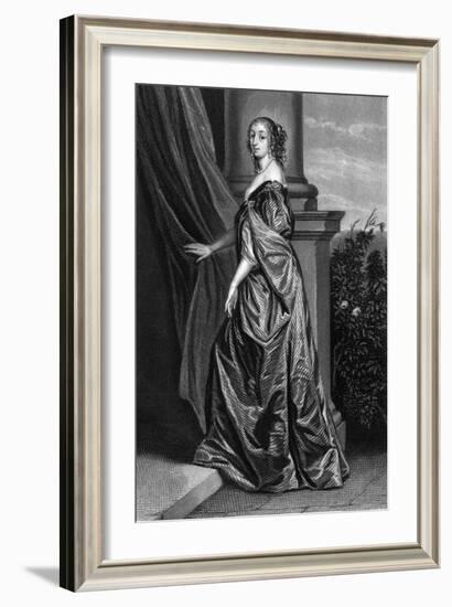 Lucy Countess Carlisle-Sir Anthony Van Dyck-Framed Art Print