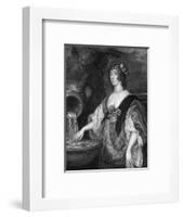 Lucy Countess Carlisle-Sir Anthony Van Dyck-Framed Art Print