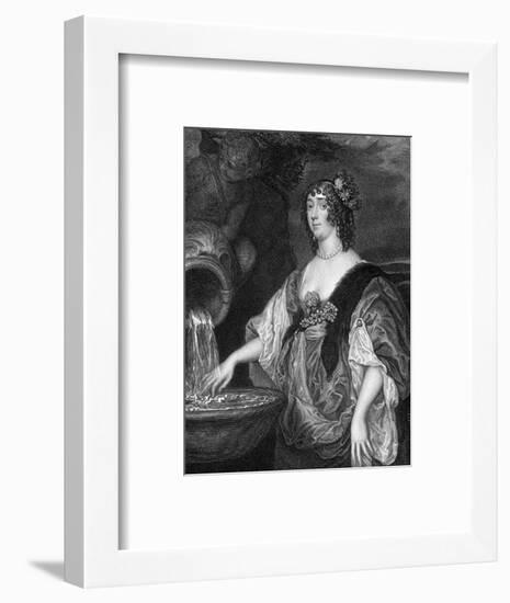 Lucy Countess Carlisle-Sir Anthony Van Dyck-Framed Art Print