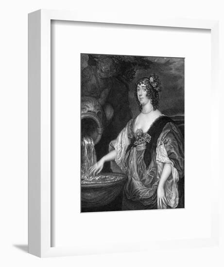 Lucy Countess Carlisle-Sir Anthony Van Dyck-Framed Art Print