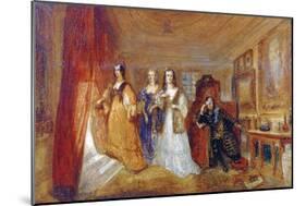 Lucy, Countess of Carlisle, and Dorothy Percy's Visit to their Father Lord Percy..., C1831-J. M. W. Turner-Mounted Giclee Print