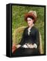 Lucy, Daughter of Charles Andrew-George Dunlop Leslie-Framed Stretched Canvas