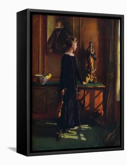 'Lucy de Laszlo, the artist?s wife', 1919-Philip A de Laszlo-Framed Stretched Canvas