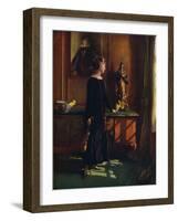 'Lucy de Laszlo, the artist?s wife', 1919-Philip A de Laszlo-Framed Giclee Print