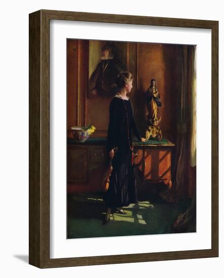 'Lucy de Laszlo, the artist?s wife', 1919-Philip A de Laszlo-Framed Giclee Print