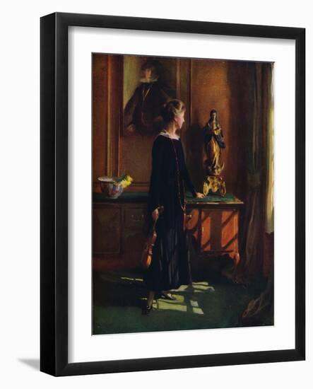 'Lucy de Laszlo, the artist?s wife', 1919-Philip A de Laszlo-Framed Giclee Print