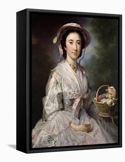 Lucy Ebberton, C.1745-50-George Knapton-Framed Stretched Canvas