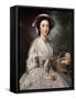 Lucy Ebberton, C.1745-50-George Knapton-Framed Stretched Canvas